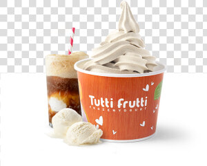 Root Beer Float   Grape Frozen Yogurt Tutti Frutti  HD Png Download