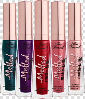 Too Faced Melted Matte Metallic   Too Faced Melted Matte Tallics  HD Png Download