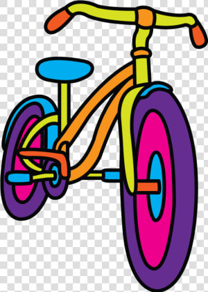 Bicycle Clipart Simple Bike   Bike Drawing Kids  HD Png Download