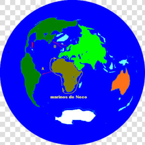 Flat Earth Other Continents  HD Png Download