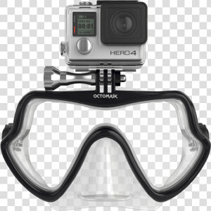 Gopro Clip Scuba Mask   Gopro Mask  HD Png Download