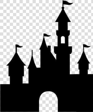 Sleeping Beauty Castle Silhouette   Transparent Cartoons   Disney Castle Silhouette  HD Png Download