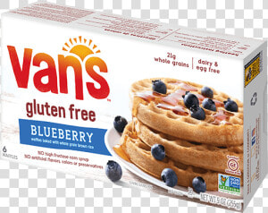 Gluten Free Waffles Blueberry   Vans Gluten Free Blueberry Waffles  HD Png Download