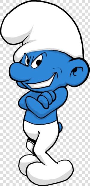 Smile Smurf  HD Png Download