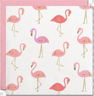 Flamingo Napkins  HD Png Download