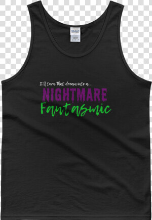 Nightmare Fantasmic Teewhite Mockup Flat Front Black  HD Png Download