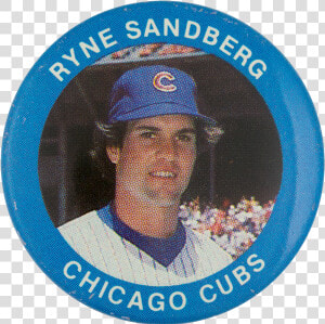 Ryne Sandberg Chicago Cubs Sports Button Museum   Emblem  HD Png Download