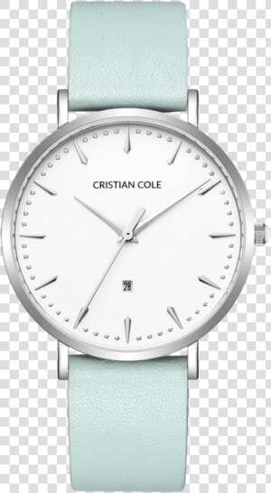 Posh   Mint   Cristian Cole   Analog Watch   Analog Watch  HD Png Download