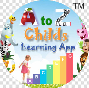 Atoz Child Learning App   Transparent Cartoons   Graphic Design  HD Png Download