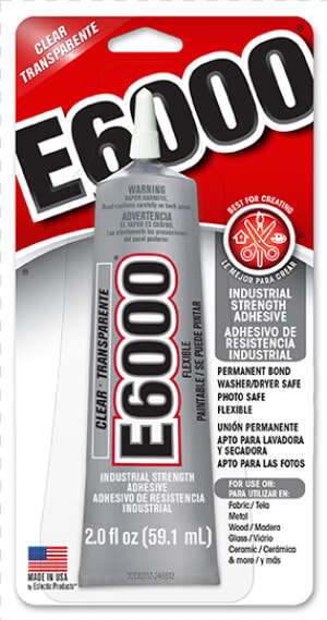 E 6000 Glue 2oz Medium Tube   General Supply  HD Png Download