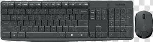 Logitech M235 Wireless Keyboard And Mouse  HD Png Download