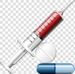 Syringe With Pills Png Clipart   Medical Tablets Images Png  Transparent Png