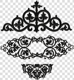 Decorative  Decoration  Design  Wrought Iron  Elements   Motifs Clipart  HD Png Download