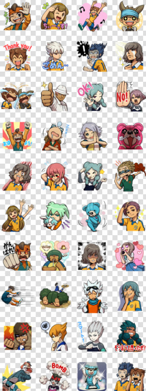 Inazuma Eleven Line Stickers  HD Png Download