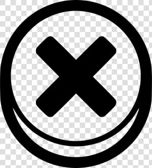 X Mark Decline Delete Remove Close Cancel  HD Png Download