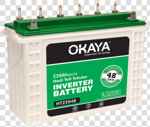 Okaya Tall Tubular Battery  HD Png Download