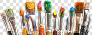 Paint Brushes And Paint Png  Transparent Png