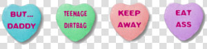 My First Candy Conversation Hearts   Transparent Candy Hearts  HD Png Download