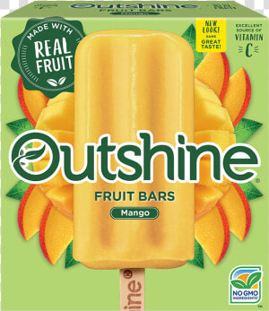 Outshine Mango Fruit Bars   Ice Pop  HD Png Download