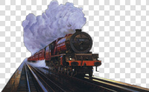  train  smoke  jhyuri   Uk Steam Locomotives Art  HD Png Download