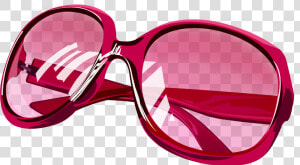 Transparent Pink Sunglasses Png   Shiny Sunglasses Vector  Png Download