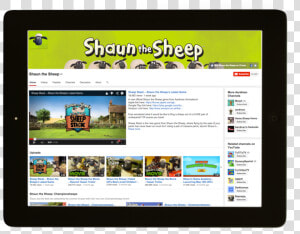 Ipad Shaun The Sheep  HD Png Download