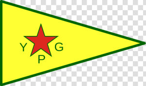 Ypg Flag   Flagge Ypg  HD Png Download