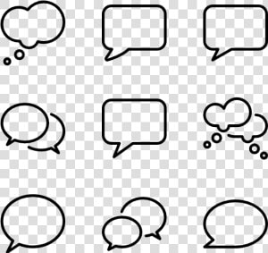 Speech Bubbles Png   Imagenes De Viñetas Vacias  Transparent Png