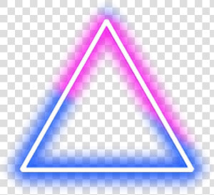  neon  triangle  light  pink  blue   Neon Triangle Png  Transparent Png