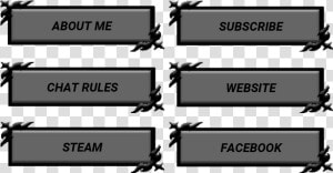 Darkgrey Twitch Panels   Sign  HD Png Download