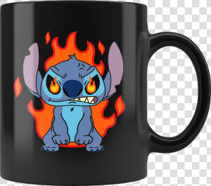 Angry Stitch Disney Mug   Angry Stitch  HD Png Download