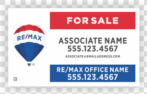 Remax For Sale Signs  HD Png Download