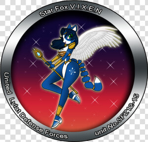 Star Fox Valkyrie vixen Decal Insignia   Cartoon  HD Png Download