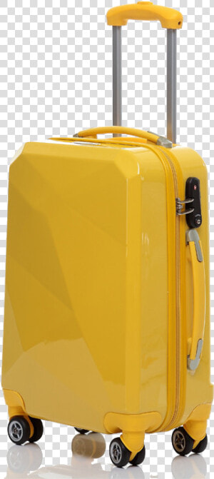 Suitcase Trolley Computer File   Yellow Luggage Bag Png  Transparent Png