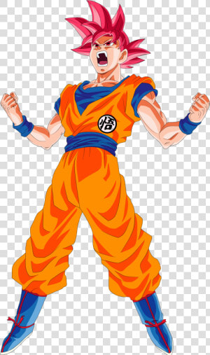 Goku Super Saiyan God Power Up Palette 1 By Eymsmiley d92yoor   Goku Ssj God Png  Transparent Png