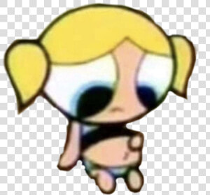  powerpuffgirls  bubbles  sad  blue  freetoedit  remixit   Powerpuff Girls Bubbles Sad  HD Png Download