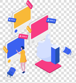 Web1shadow   Isometric Illustration Png  Transparent Png