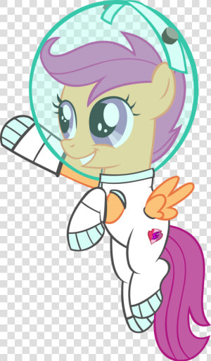 Scootaloo The Astronaut   Mlp Space Suit  HD Png Download