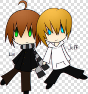 Jeff  Liu  And Jeff The Killer Image   Creepypasta Jeffrey X Liu Woods  HD Png Download