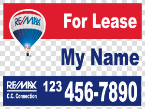 18 X 24 Yard Sign For Lease Catalog   Re Max Yard Sign  HD Png Download