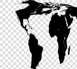 Cube Earth Silhouette No Cube Clip Arts   Clipart Cube Earth Black And White  HD Png Download