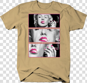 Sexy Hot Marilyn Monroe Pink Lips Smoking Marijuana   T Shirt Dog Cavalier King Charles  HD Png Download