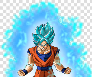 Aura Drawing Super Saiyan Transparent Png Clipart Free   Goku Super Saiyan Blue With Aura  Png Download