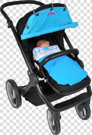 Blue Pram Baby Png Image  Transparent Png