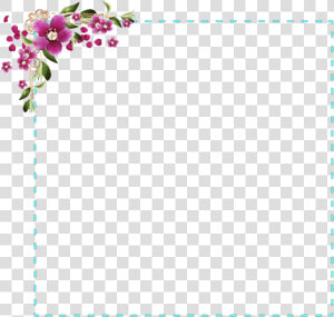  mq  frame  frames  turquoise  border  borders   Floral Design  HD Png Download