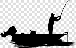 Angler 012   Silhouette  HD Png Download