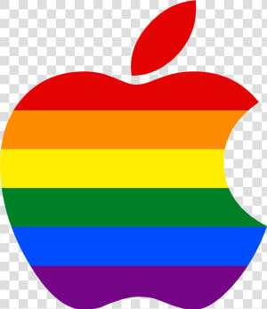 Apple Logo  Lgbt  S  Flickr  Photo Sharing   Apple Color Logo Png  Transparent Png