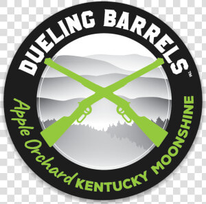 Dueling Barrels Apple Orchard Moonshine   Circle  HD Png Download