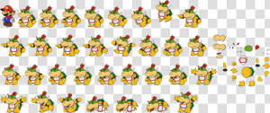 Transparent Bowser Png   Paper Mario Color Splash Bowser Jr  Png Download