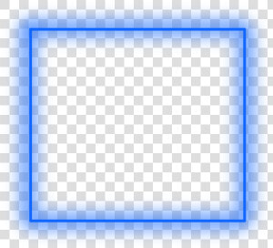  sticker  neon  square  blue  freetoedit  frame  border   Circle  HD Png Download